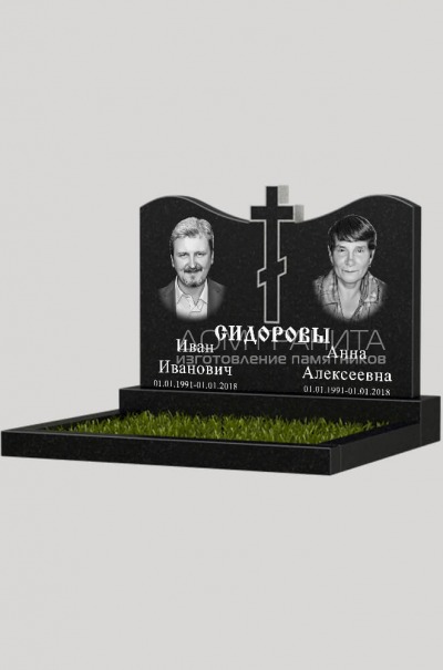 Горизонтальный памятник на могилу Картинка горизонтального памятника на могилу